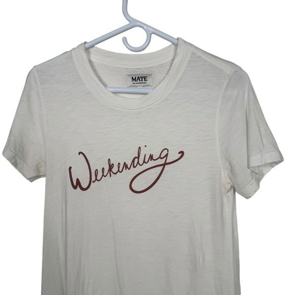 MATE the Label for Anthropologie Weekending Graphic Tee, Size XS - Picture 4 of 7